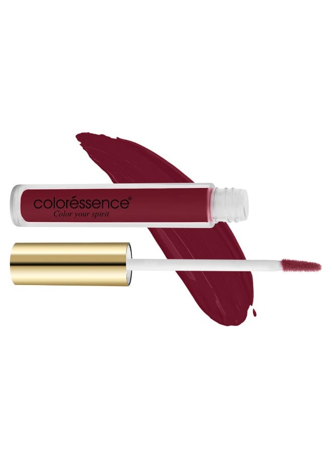 Coloressence Eternal Matte Liquid Sindoor, Maroon, 3ml | Quick Dry | Long Lasting | Sweatproof | Waterproof | Rich Color Highly Pigmented | Sponge Tip Applicator | Easy Application | - Image 2
